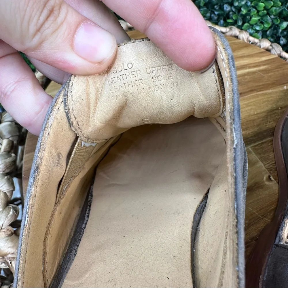Nisolo x‎ Anthropologie gray oxfords EUC in box